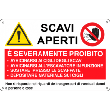 cartello scavi aperti cartello scavi aperti